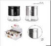 Dc Casa Barattolo Sale Grosso 750Ml Argento/Nero