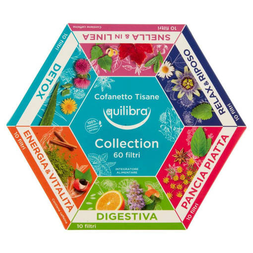 equilibra Cofanetto Tisane 60 filtri