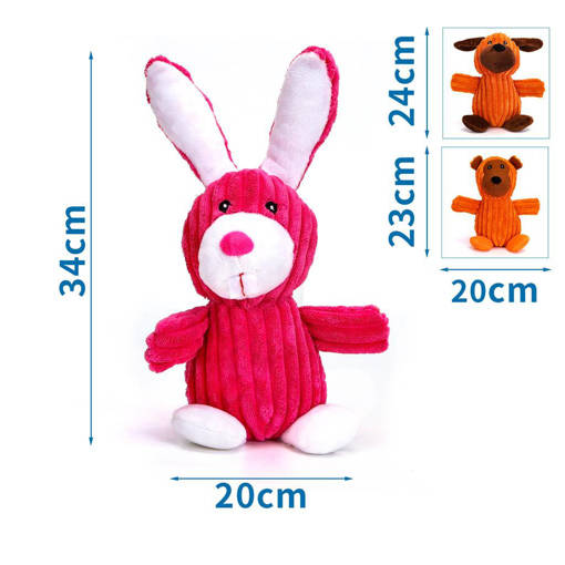 Nobleza Peluche scimmia / orso / coniglio L23*W20cm/L24*W20cm/L34*20cm