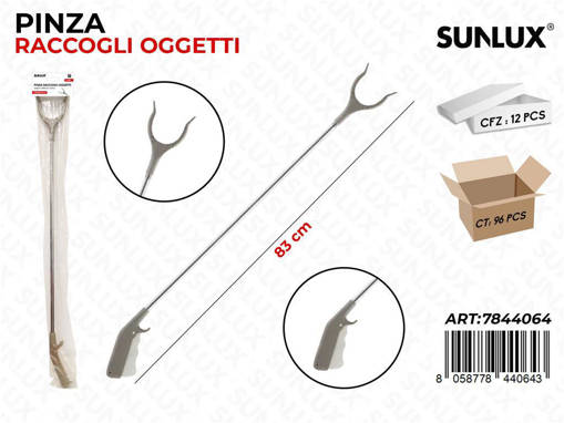 Sunlux Pinza Raccogli Oggetti 83Cm