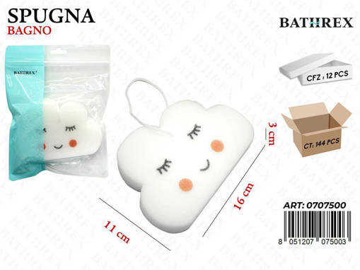 Bathrex Spugna Da Bagno Nuvole