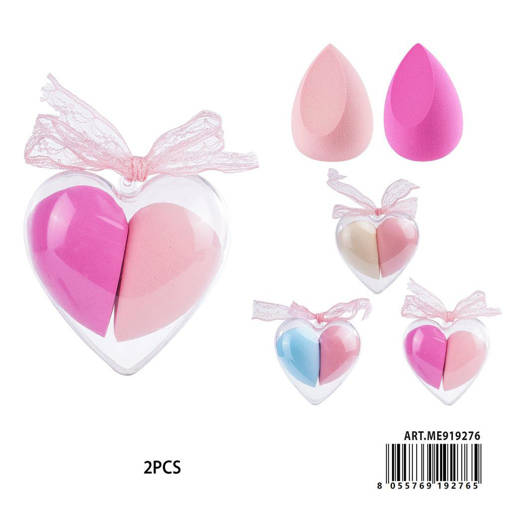Melissa Spugna Trucco Cuore 2Pz