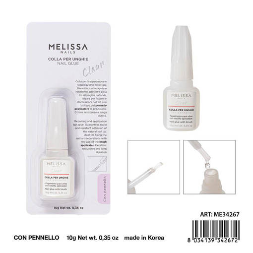 Melissa Colla Unghie C/Pennello 10G
