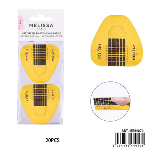 Melissa Cartine Ricostruzione Unghie 20Pz