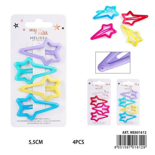 MELISSA CLIP CAPELLI 5.5CM 4PZ 