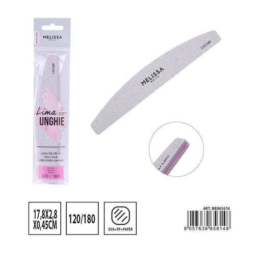 Melissa Lima Unghie 120/180 18X3X0.45Cm M/Luna