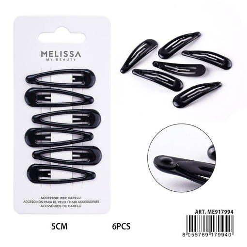 MELISSA CLIP CAPELLI 5CM 6PZ 