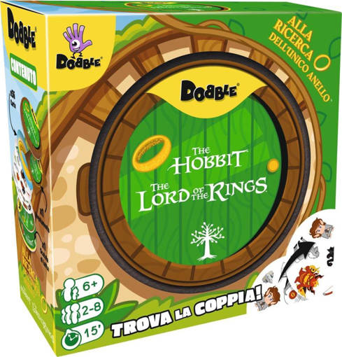 Asmodee - Dobble Il Signore Degli Anelli (Eco-Sleeve) 8406