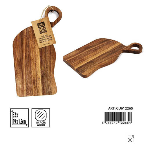 Dc Casa B/Wood Tagliere Acacia C/Man. 32X19X1.5Cm