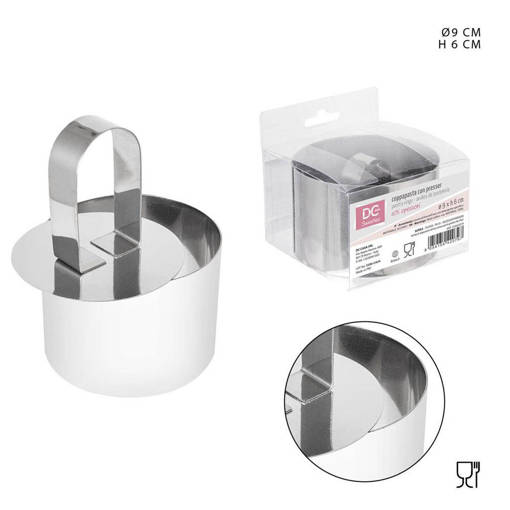Dc Casa Coppapasta C/Stantuffo Tondo 9Cm H6Cm
