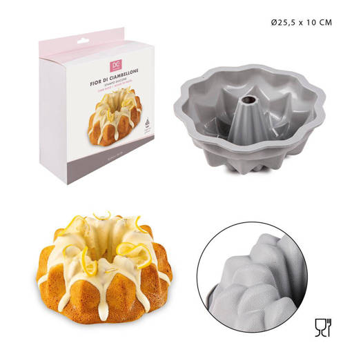 Dc Casa Stampo Silicone F/Fiore 25.5X10Cm