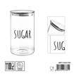 Dc Casa Baratt.Vetro C/Cop.1100Ml 10X17.5 Sugar