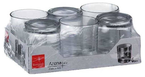 Bormioli Rocco Arena Bicchieri Acqua Arena 24 cl, 6 unità