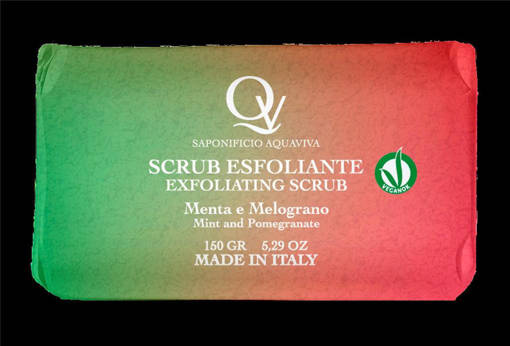 Aquaviva Saponetta Scrub Menta & Melograno 150 gr