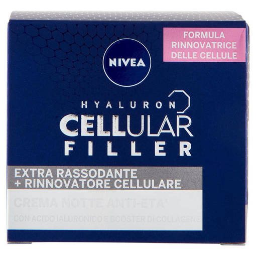 Nivea Hyaluron Cellular Filler Rassodante Crema Notte Antirughe 50 ml