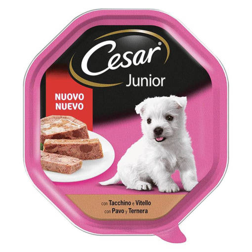 Cesar Junior Vitello e Tacchino 150 gr