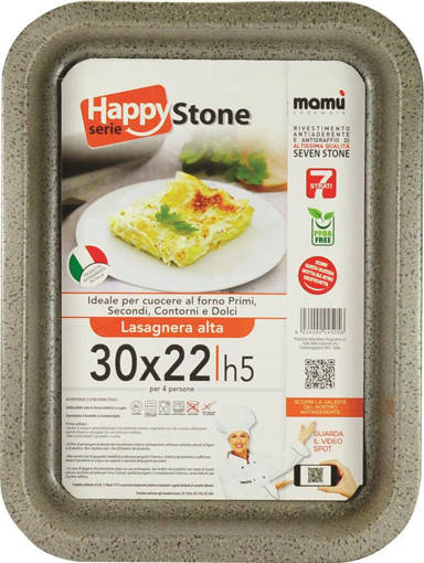 Happy Stone Lasagnera Alta 30x22 H5