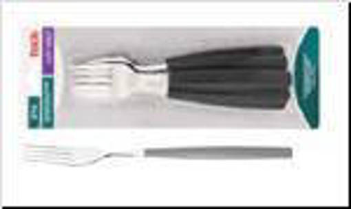 Abert Blister 6pz Forchetta tavola grigio Exagona 