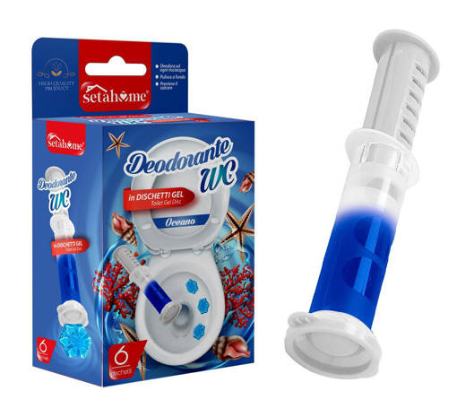 Setablu DEODORANTE WC IN DISCHETTI GEL 6 Applicazioni