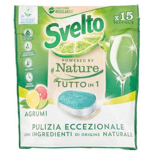 Svelto Lavastoviglie 15 Tabs NATURE Agrumi