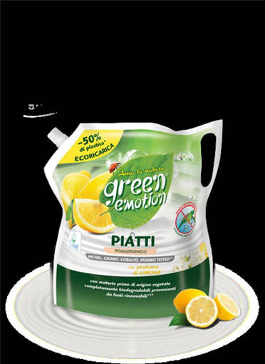 Green Emotion Piatti Ecoricarica Limone 1 Lt