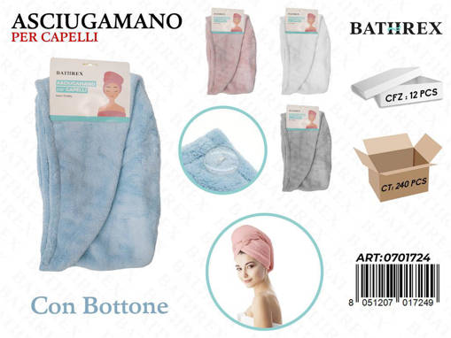Bathrex.Asciugamano Per Capelli