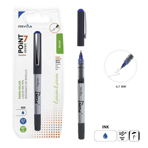 Pryma Penna Roller Point 7 0.7Mm Blu Bl. 0224335