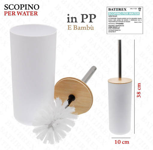 Bathrex L.Bambu' Scopino Per Water Bianco