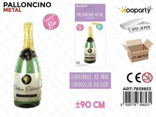 Palloncini Metal Champagne 90Cm /Pz Da 12**