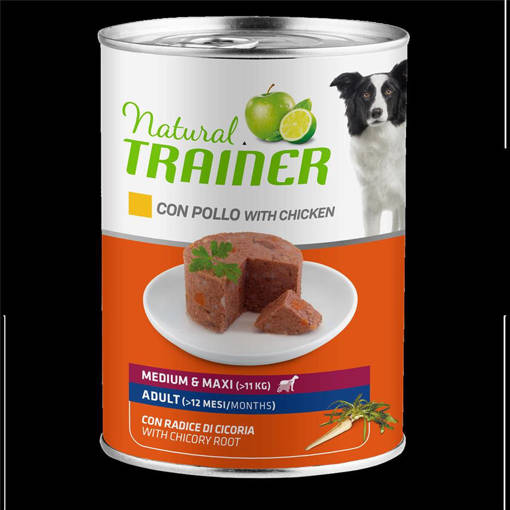 Natural Trainer Cane Adult Medium/Maxi 400 gr Pollo