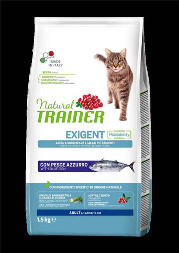 Natural Trainer Gatto Exigent 1,5 kg con Pesce Azzurro