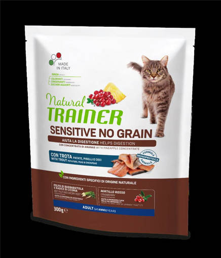 Natural Trainer Sensitive No Grain Gatto 300 gr Trota