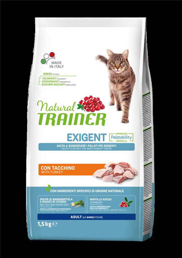 Natural Trainer Gatto Exigent 1,5 kg Tacchino