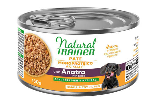 Natural Trainer Cane Small/Toy Sensitive 150 gr Anatra