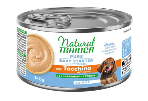Natural Trainer Cane Baby Starter 140 gr Tacchino 