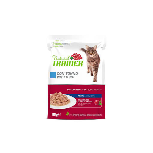 Natural Trainer Gatto Adulto 85 gr Tonno 