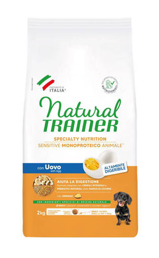 Natural Trainer Cane No Gluten 2 kg Uovo