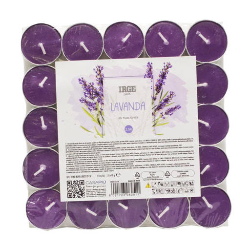 Irge Candela 25 Tealights LAVANDA