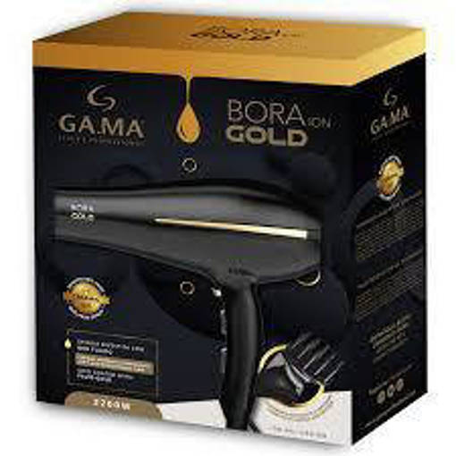 Gama Bora Ion Gold - Ceramica - Olio Fluido - 2200 W - Motore Dc - 1 Bocchetta E Diffusore