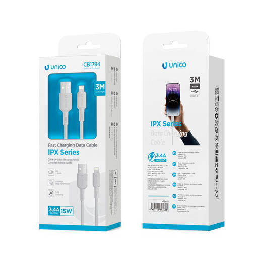 Unico A-L 3.4A PVC filo tondo iniezione 3m