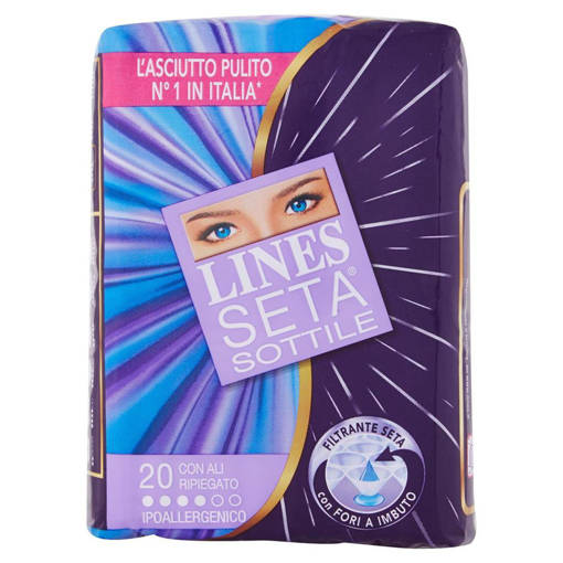 Lines Seta Sottile con Ali Ripiegato 20 pz