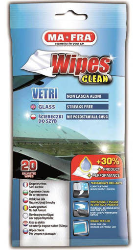 Mafra Wipes Clean Vetri 20 Salviette Mafra
