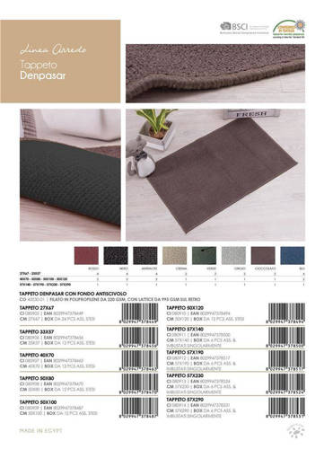 Zambetti Tappeto Denpasar 50*100