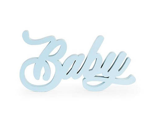 Cupido 1 Pezzi Scritta Baby Azzurra 380X200X30