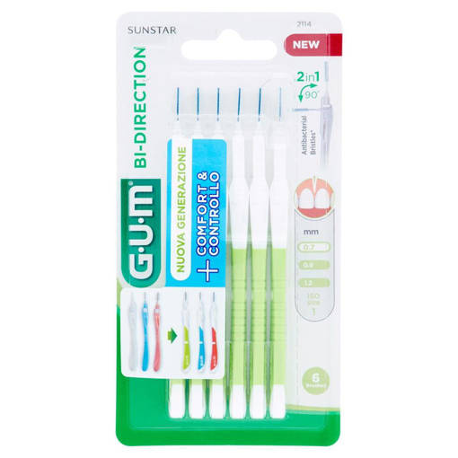 Gum Scovolino Bidirezionale Micro 6 pz