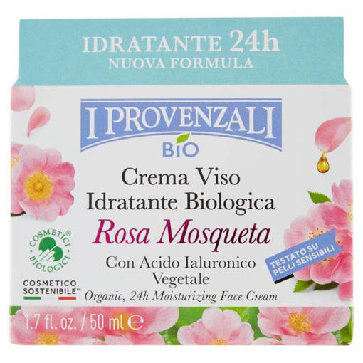 I Provenzali Crema Viso Rosa Mosqueta Idratante 50 ml