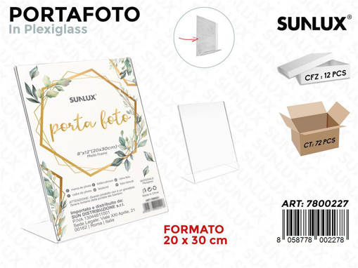 Portafoto In Plexiglass F.To 20*30Cm /Pz Da 12**