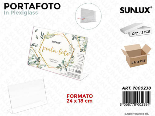 Sunlux Portafoto In Plexiglass F.To 24*18Cm /Pz Da 12**