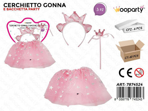 CERCHIETTO GONNA E BACCHETTA PARTY