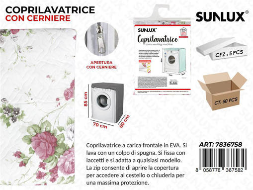 Sunlux Coprilavatrice Fant. Floreale 70*85*60 Cm /Pz Da 5**